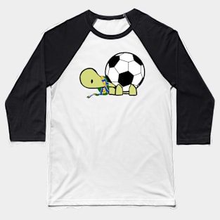 Brazil football turtle Baseball T-Shirt